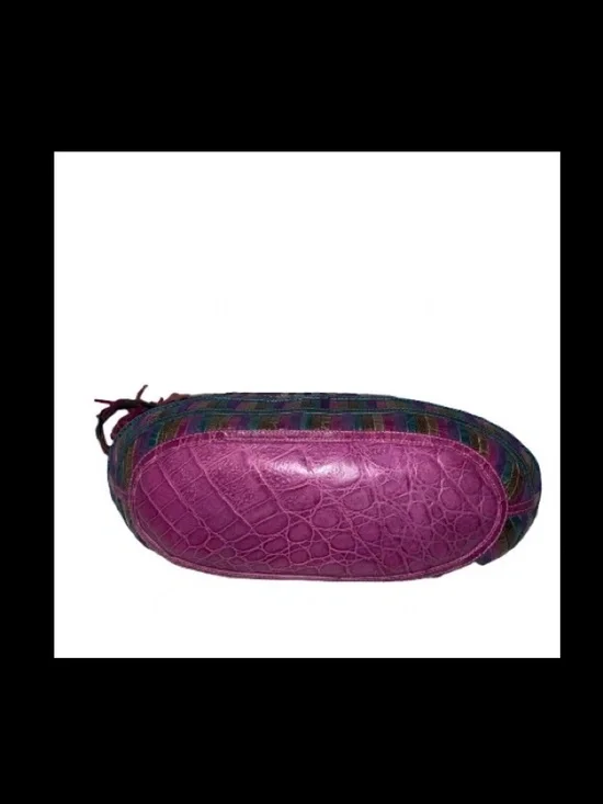 Sharif Multicolor Woven Leather Shoulder Bag - Picture 3 of 5